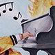 Muurschildering Jerry Lee Lewis